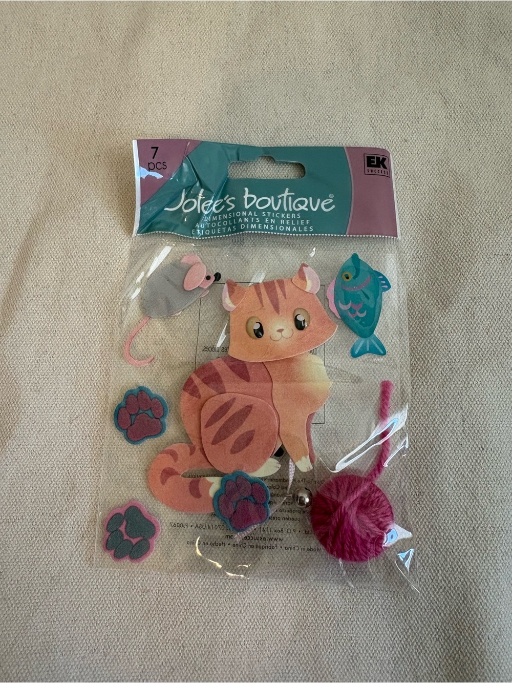 Cat Dimensional Stickers Embellishments